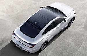 Un premier toit solaire arrive chez Hyundai