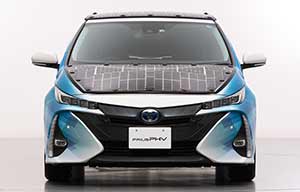 Toyota Prius hybride rechargeable solaire