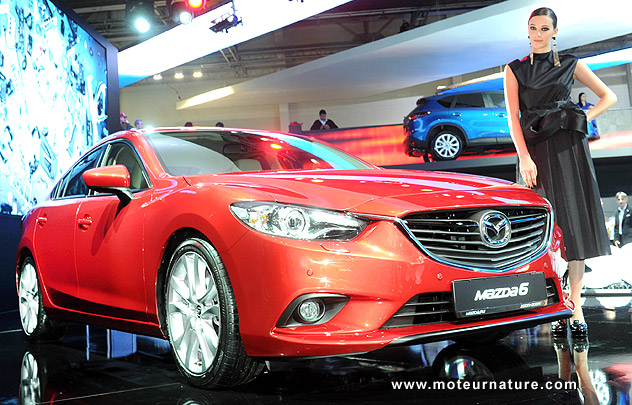 2013 Mazda 6 unveiling at the Moscow motor show