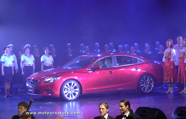 2013 Mazda 6 unveiling at the Moscow motor show