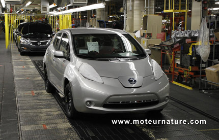 Nissan Leaf made in Tennessee