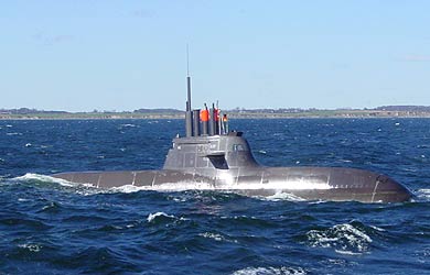 Sous-marin &agrave; pile &agrave; combustible