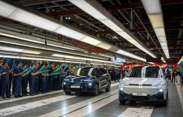 production de la Leapmotor B10 dans l'usine Stellantis de Saragosse