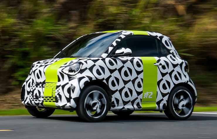 prototype Smart #2 électrique