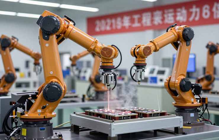 illustration de la fabrication de cellules de batterie en Chine