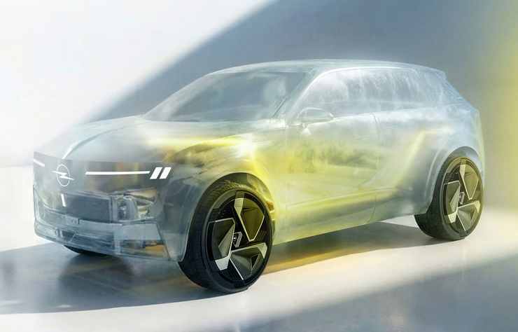 dessus Opel mais Leapmotor dessous