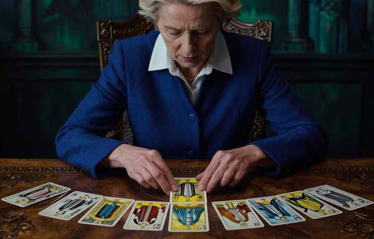 mme Ursula von der Leyen joue au tarot