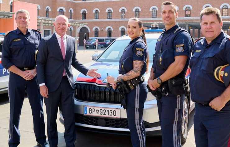 Skoda Kodiak de police en Autriche