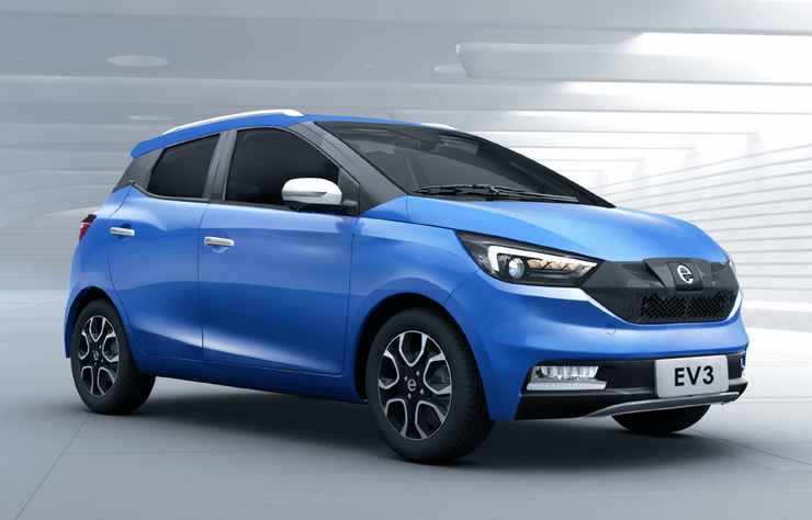 JMEV EV3 Youth Edition avec batterie sodium-ion