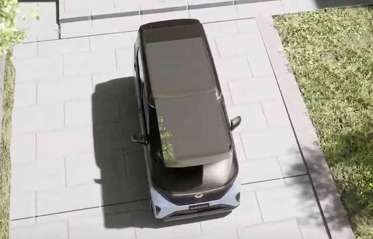 Nissan Sakura électrique avec prolongateur d'autonomie solaire Ao Solar Extender