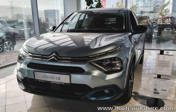 Citroen eC4 à la concession Citroen de Tirana