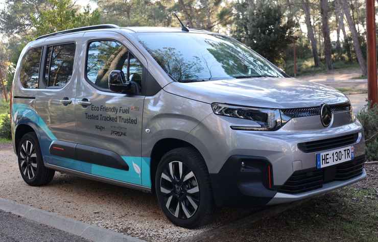 Citroen Berlingo fonctionnant à l'huile végétale, l'HVO ou biodiesel