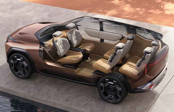 concept hybride rechargeable Mitsubishi Elevance