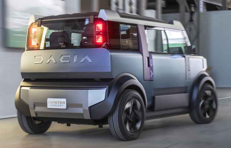 concept électrique minimaliste Dacia Hipster