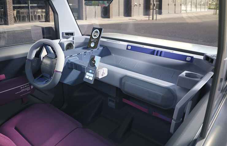 concept électrique minimaliste Dacia Hipster