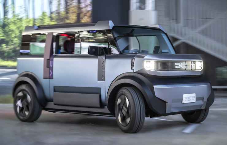 concept électrique minimaliste Dacia Hipster