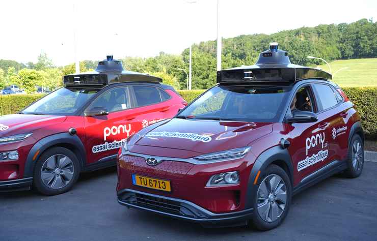 Pony en conduite autonome au Luxembourg