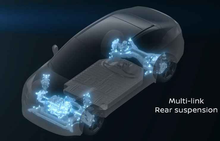 shéma de la troisième génération de Nissan Leaf