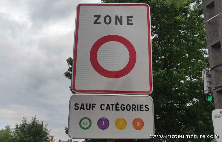 panneau d'une ZFE