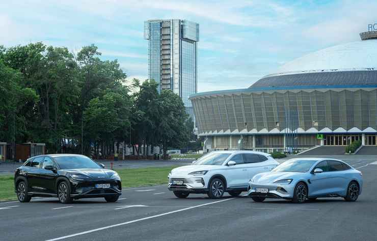 gamme de voitures BYD