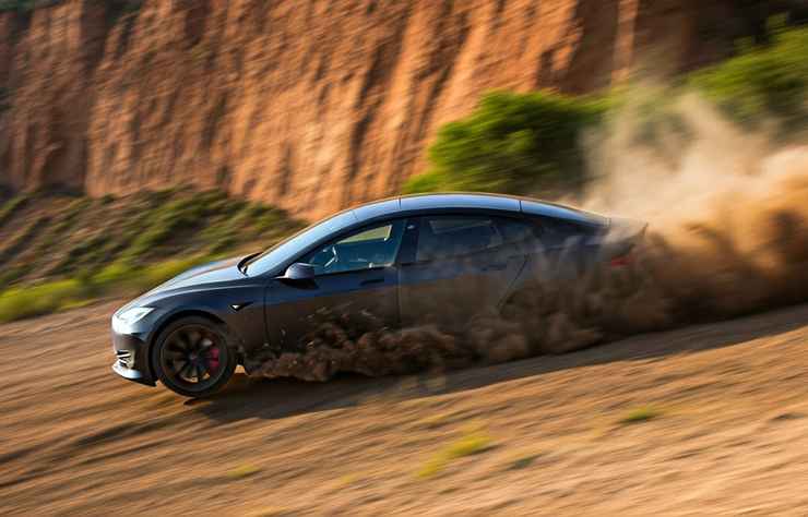 Tesla en chute libre