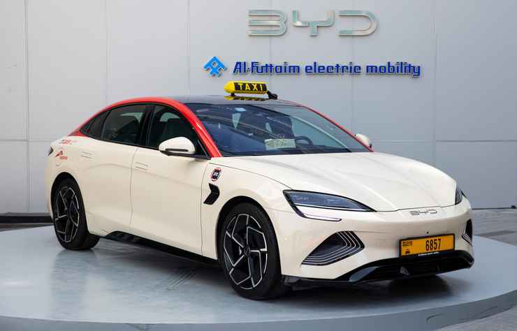 taxi électrique BYD Seal à Dubaï