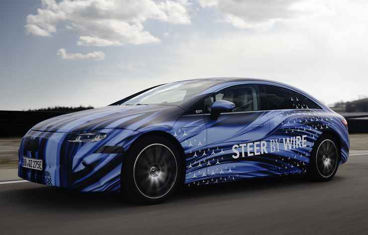 Mercedes avec direction steer by wire