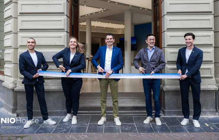 showroom Nio à Amsterdam