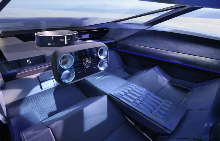 le volant rectangulaire Peugeot Hypersquare