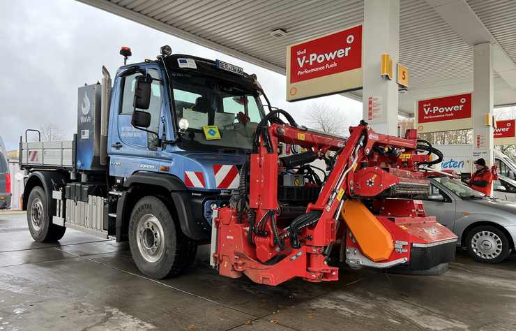 prototype Mercedes Unimog à hydrogène