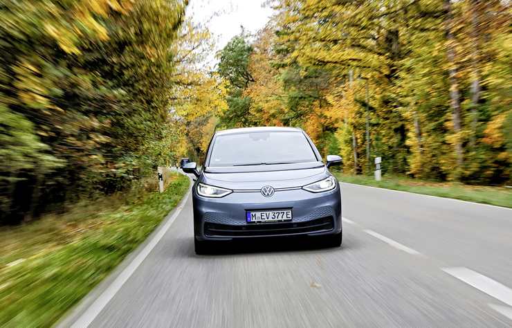 Volkswagen ID.3 électrique testée par l'ADAC