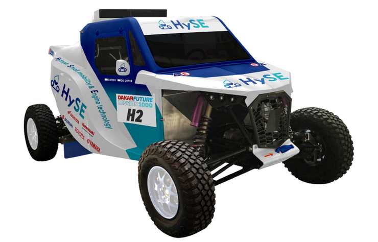 HySE-X1 un buggy japonais à hydrogène pour la Mission 1000 du dakar 2024