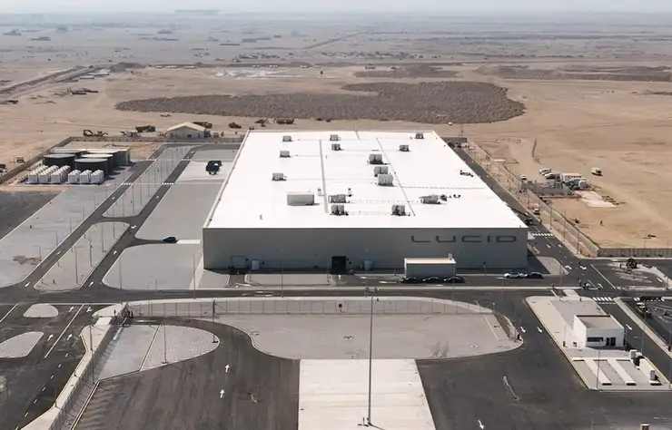 usine Lucid en Arabie Saoudite