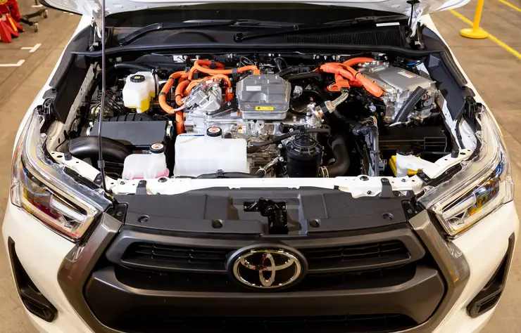 pick-up Toyota Hilux à hydrogène par D2H