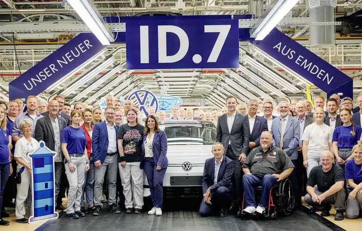 usine de production de la Volkswagen ID.7 à Emden