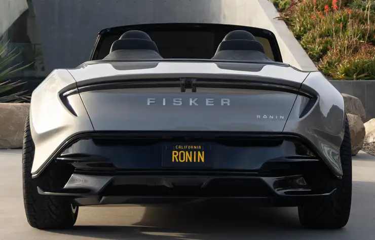 GT découvrable supercar électrique Fisker Ronin