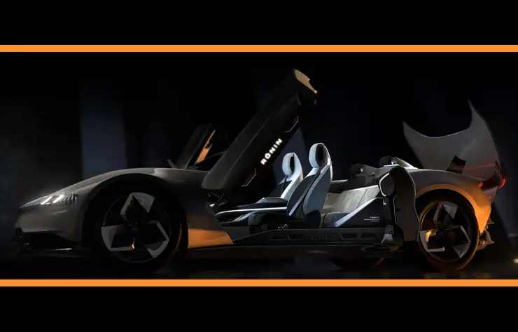 GT découvrable supercar électrique Fisker Ronin