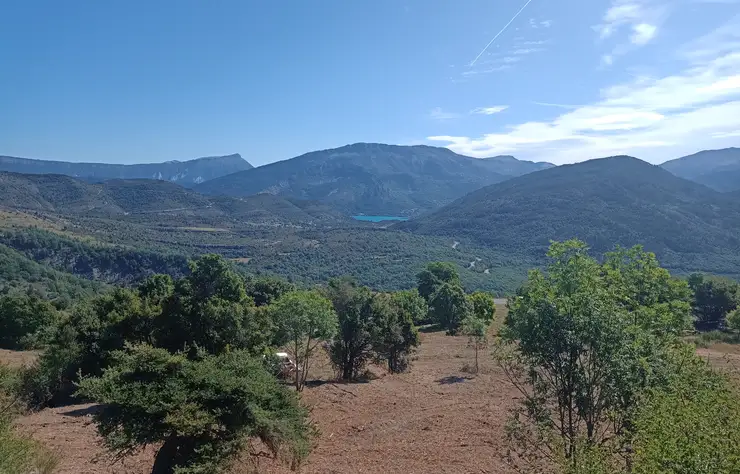 paysage sur la route Napoléon