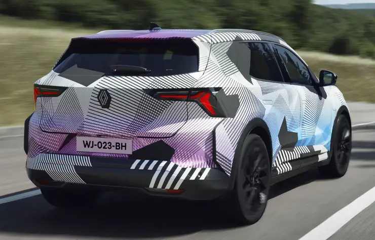 prototype Renault Megane E-Tech électrique