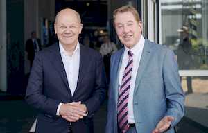 Bill Ford et Olaf Scholz réunis pour une usine 100 % propre