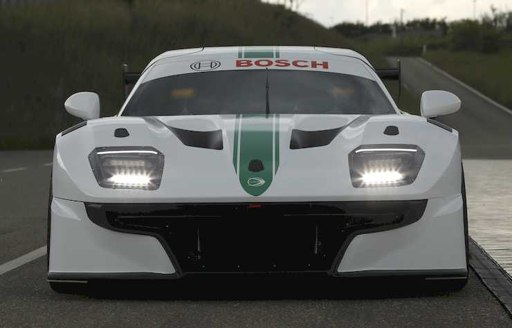 berlinette Ligier JS2 avec moteur Bosch à hydrogène