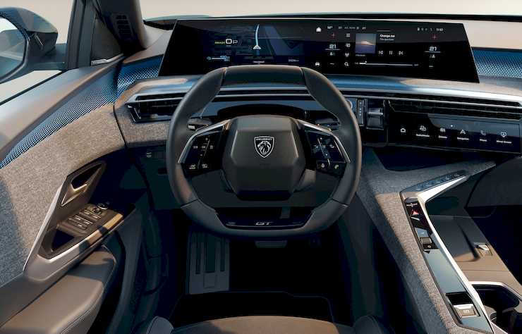 planche de bord future Peugeot 3008