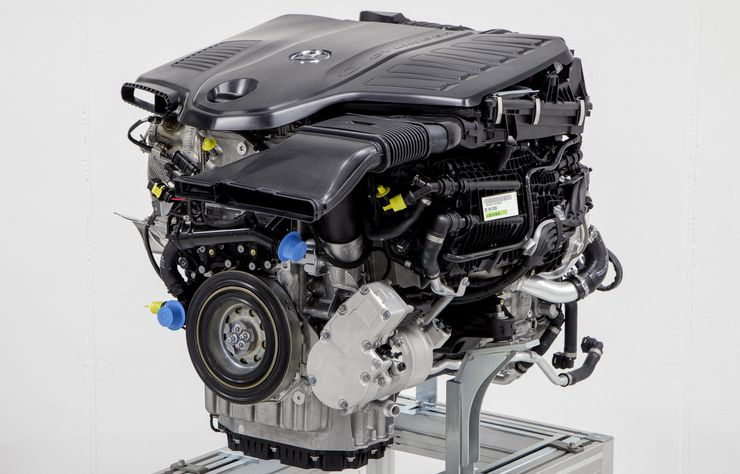 moteur 6 cylindres Mercedes M 256