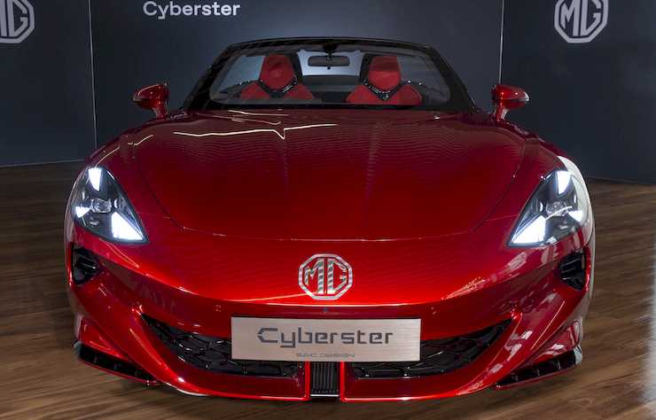 roadster électrique MG Cyberster