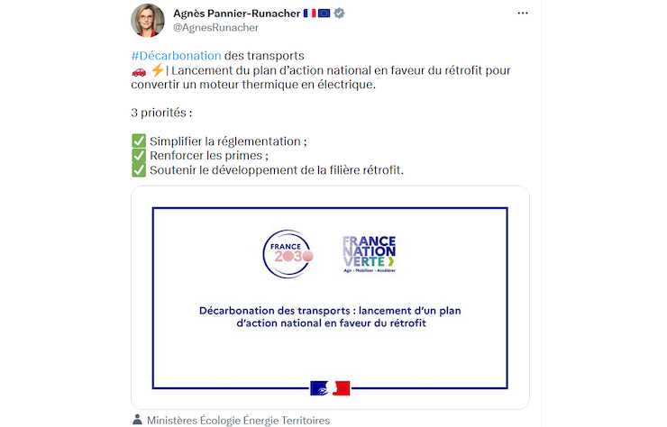 tweet d'Agnès Pannier-Runacher)