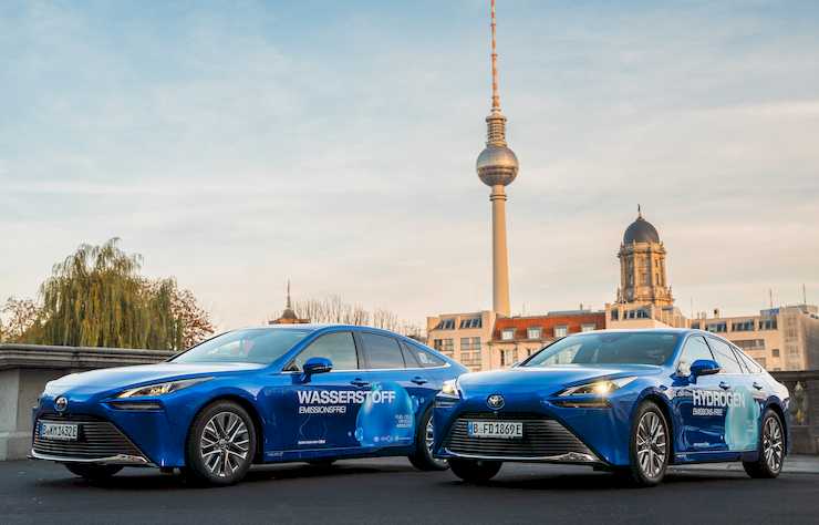Toyota Mirai à hydrogène à Berlin