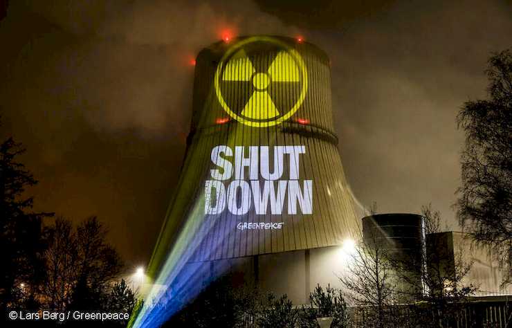 Greenpeace fête l'arrêt du nucléaire en Allemagne