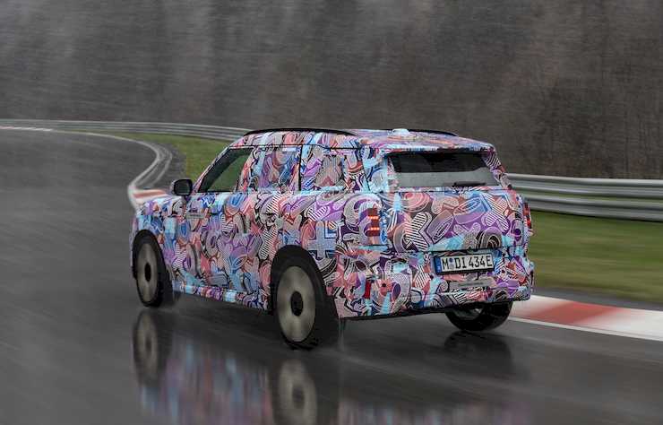 prototype électrique de Mini Countryman