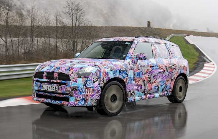 prototype électrique de Mini Countryman