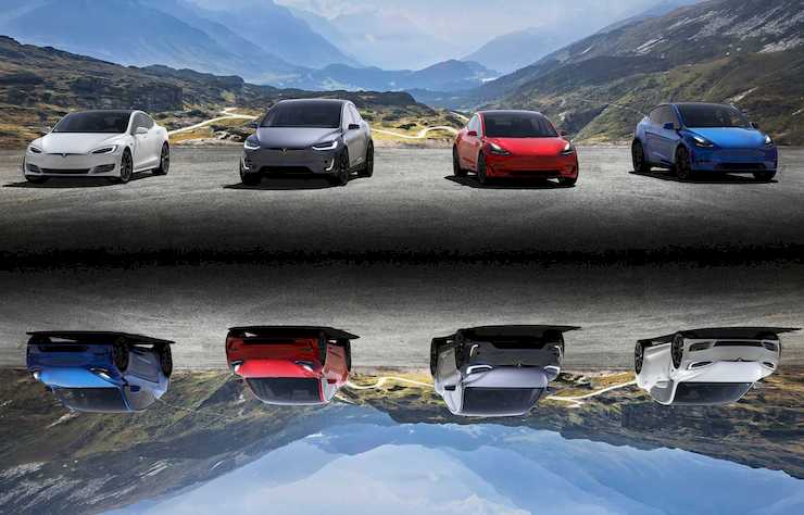 gamme de voitures électriques Tesla